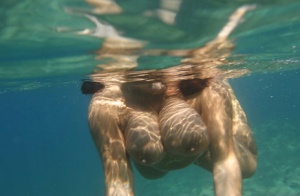 Huge Tits Underwater